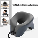 Memory Foam Neck Pillow – U-Shaped Travel Cushion for Car, Plane, Office & Comfortable Head Support
