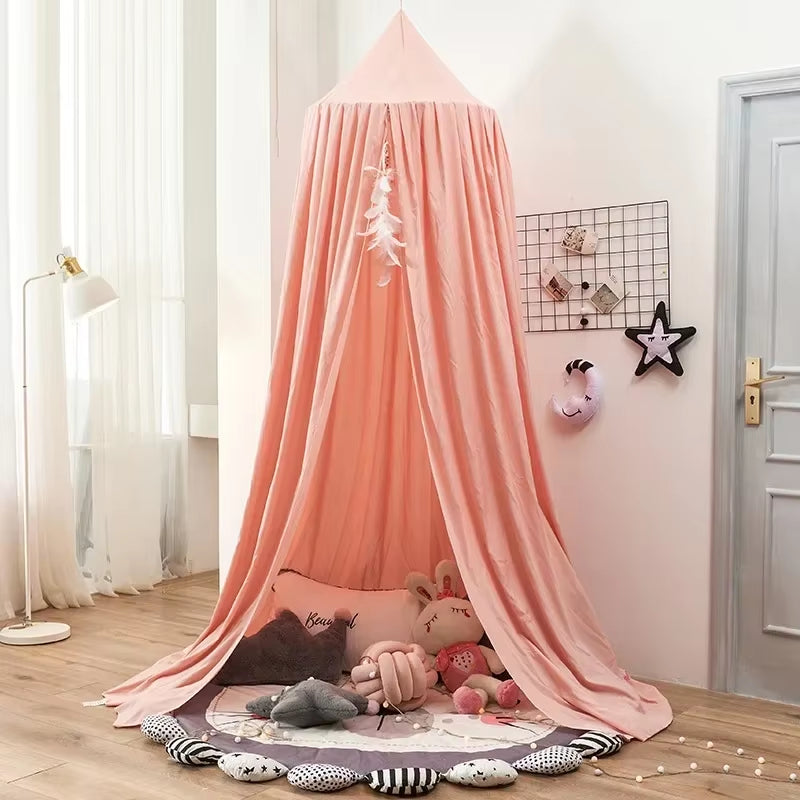Princess Hanging Bed Canopy – Kids Mosquito Net for Crib, Play Corner & Room Decor