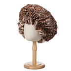 Thickened Silk Hair Wrap – Warm Stretchy Satin Bonnet for Sleeping, Winter & Protective Styles