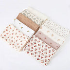 Baby Swaddle Blanket – 100% Cotton Muslin with Floral Print for Newborns & Infant Care