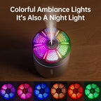 180ML Mini Aroma Diffuser & Humidifier – Essential Oil, Colorful LED Lights