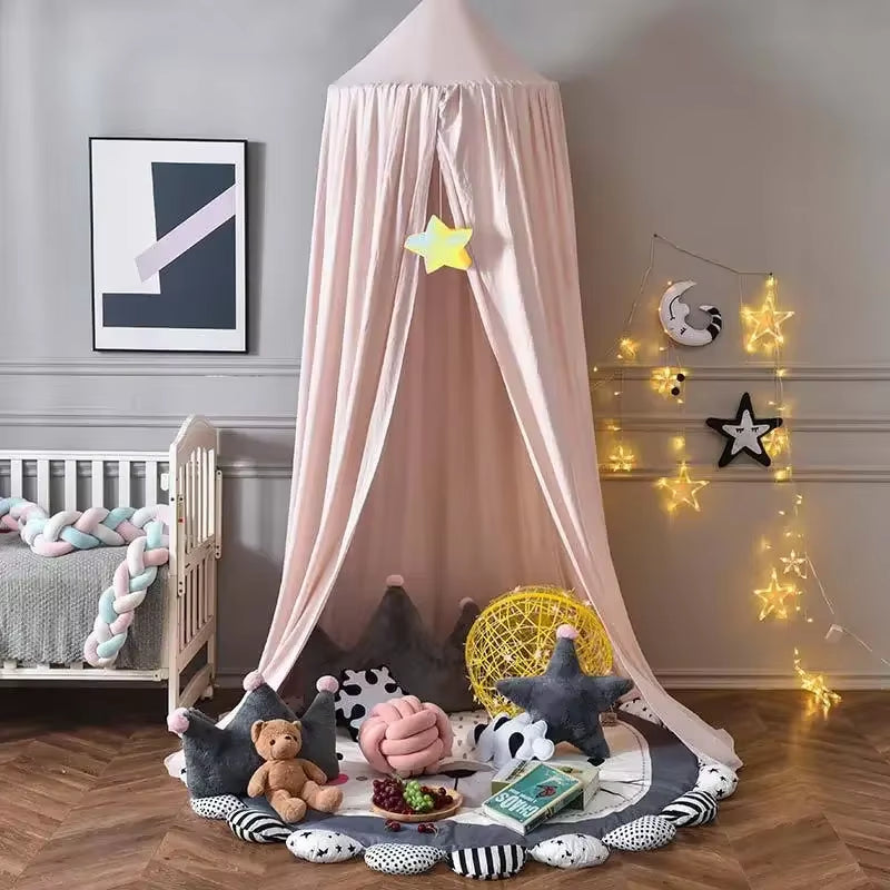 Princess Hanging Bed Canopy – Kids Mosquito Net for Crib, Play Corner & Room Decor