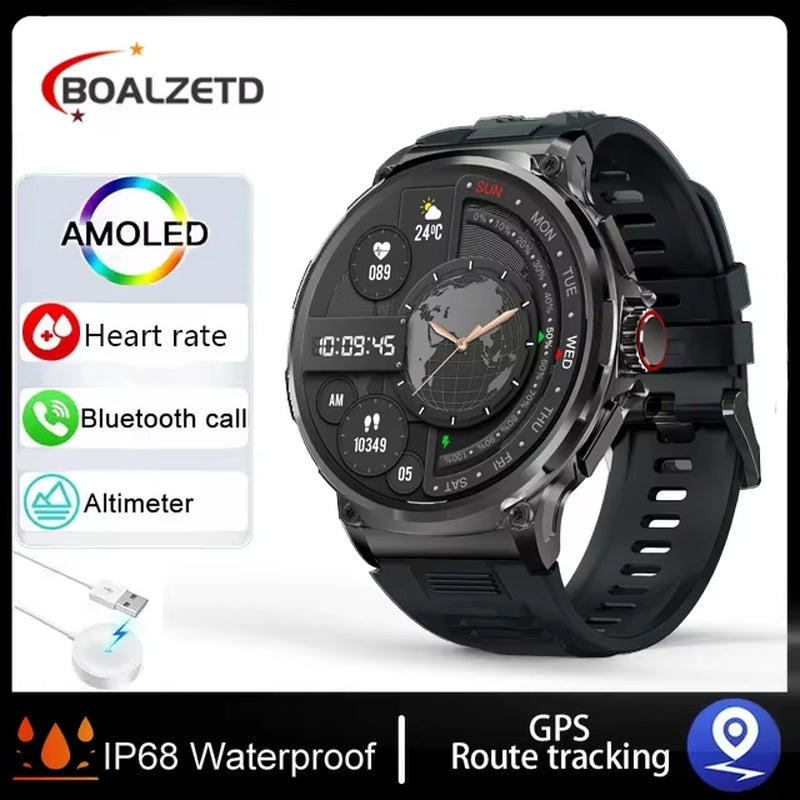 Waterproof Sports Smart Watch – Bluetooth Calling, 1.85" HD Display & Health Features (Holiday Gift Idea)