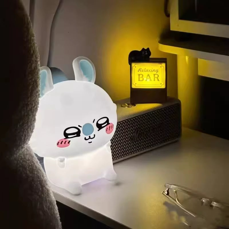 Usagi Flying Squirrel Plush Night Light – Cute Bedside Lamp & Sleep Light for Kids