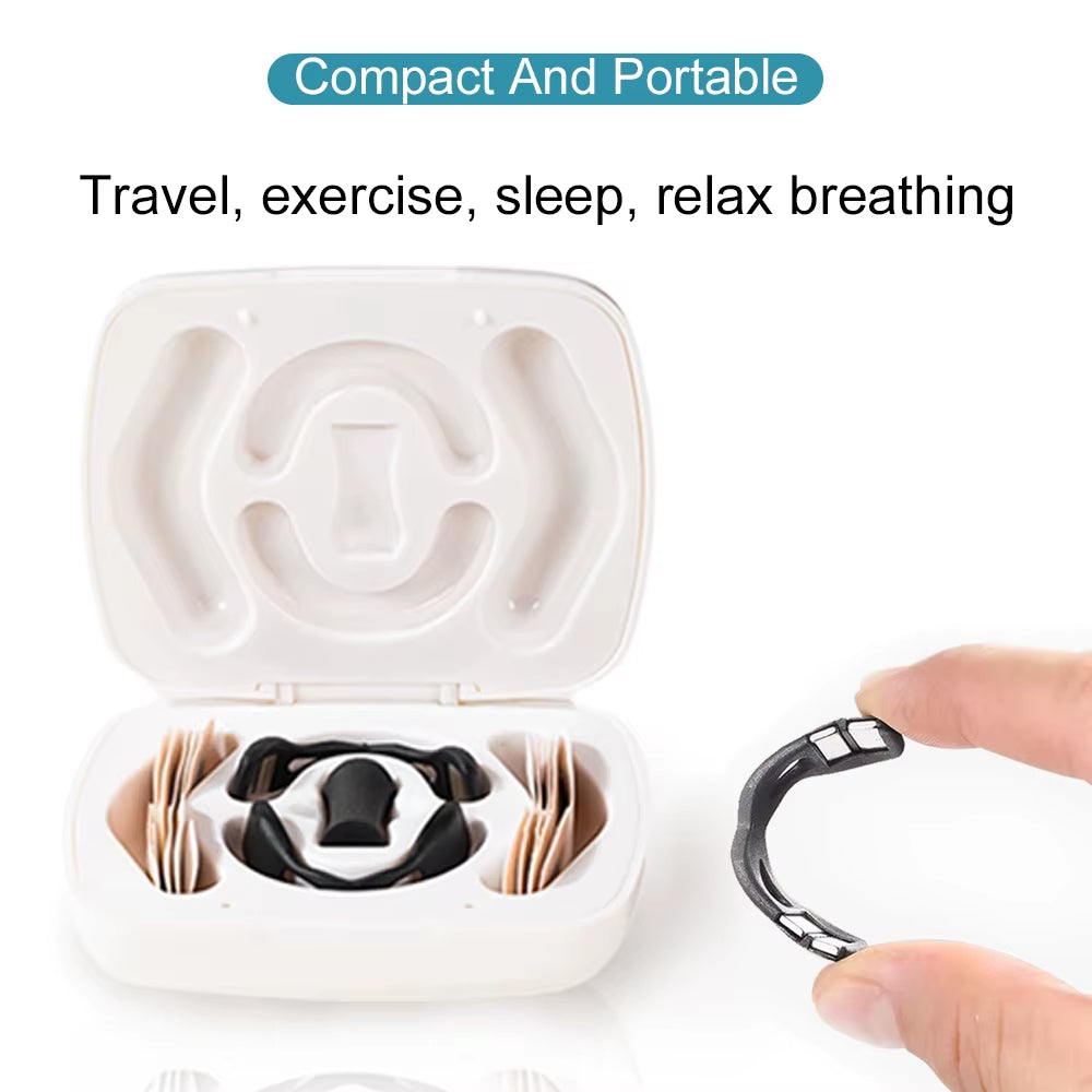 Nasal Breathing Dilator for Sleep & Sports – Magnetic Nose Clip Helps Open Airways & Stop Snoring