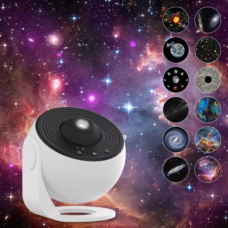 360° Rotating Galaxy Projector – Starry Sky Night Light & Planetarium Lamp for Kids’ Bedroom & Special Occasions