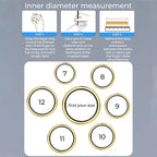 Smart Ring – Hartslag, Bloeddruk & Slaapmonitor, Bewegingssensor - IP68, Waterdicht