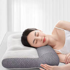 Orthopedic Cervical Pillow – Zoned Reverse Traction Design with Soy Fiber Core for Sleep Aid & Neck Support