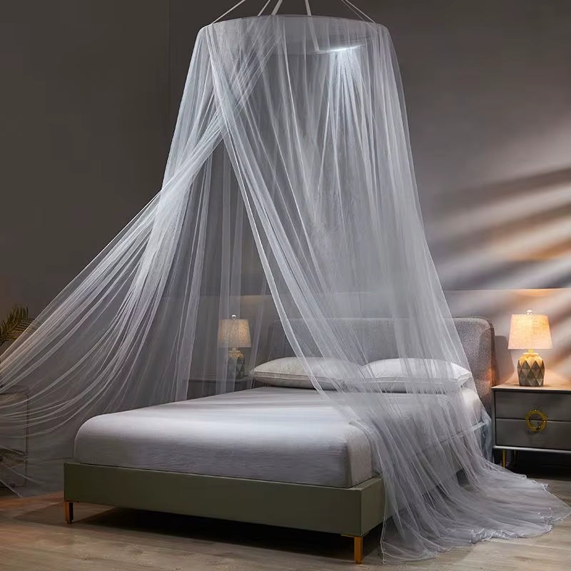 Double Bed Mosquito Net – Lightweight Mesh Curtain for Travel, Sleeping & Interior Styling