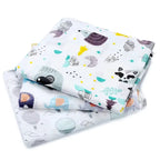100% Cotton Muslin Baby Swaddle – Soft Newborn Blanket for Bath, Stroller & Sleep