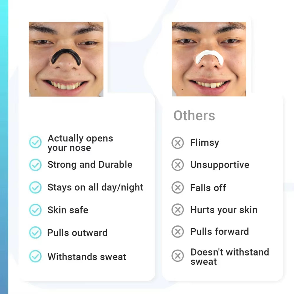 Magnetic Nose Dilator – Enhances Breathing & Oxygen Flow, Reduces Snoring – Ideal for Sports & Sleep