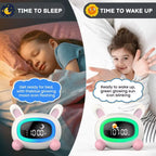 Children’s Sleep Training Alarm Clock – OK-to-Wake Light with Soothing Sounds & Wake-Up Timer
