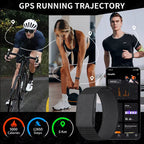 AI Smart Sleep Tracker Bracelet – Fitness Watch with Heart Rate, Stress & Blood Pressure Monitor for Men & Women