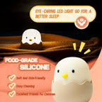 Duck Silicone Night Light – USB Rechargeable Touch Lamp with Timer & Dimming for Kids’ Bedroom