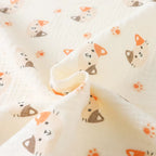 Baby Swaddle Blanket – 100% Cotton Muslin with Floral Print for Newborns & Infant Care