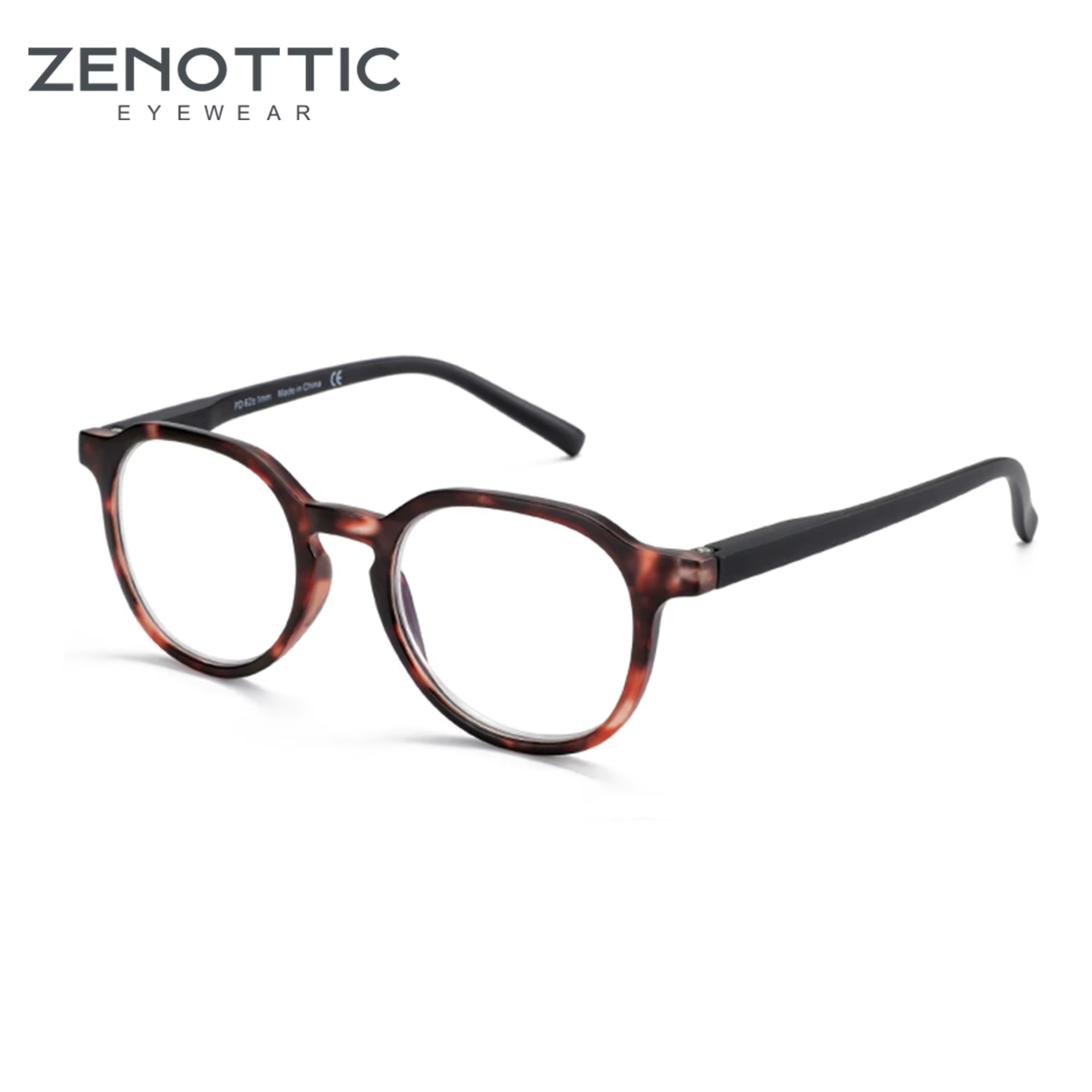 Retro Round Blue Light Blocking Glasses – Unisex Computer Eyewear | Anti-Glare | Model 420007