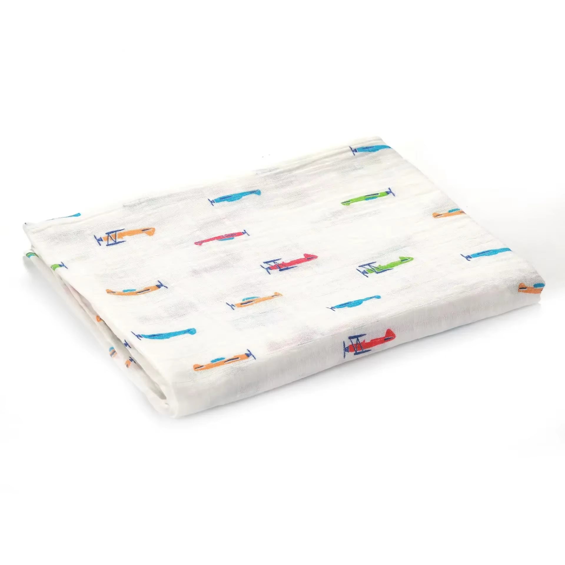 100% Cotton Muslin Baby Swaddle – Soft Newborn Blanket for Bath, Stroller & Sleep