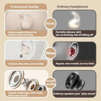 Open-Ear Wireless Sleep Earbuds – Bluetooth Headphones with Surround Sound, Waterproof Design & HD Mic