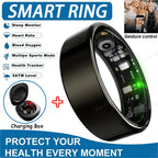 Smart Ring – Hartslag, Bloeddruk & Slaapmonitor, Bewegingssensor - IP68, Waterdicht