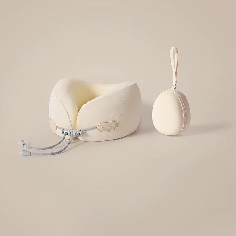 Ergonomic Neck Pillow – U-Shaped Memory Foam Cushion for Airplane Travel, Sleep & Healthcare Relief