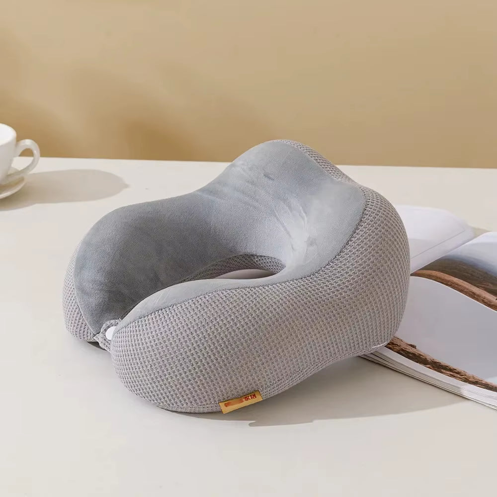 Ergonomic Neck Pillow – U-Shaped Memory Foam Cushion for Travel, Lunch Break & Daily Comfort