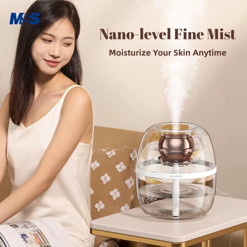 MSS 2-in-1 Air Purifier & Cool Mist Humidifier – Dual Nozzle with Night Light