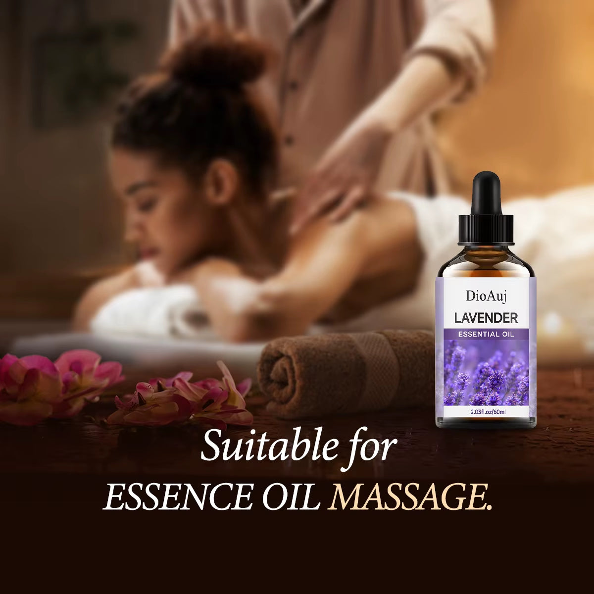 30ML Lavender Essential Oil – For Humidifier, Aromatherapy, Skin & Hair Care, Massage & Relaxation