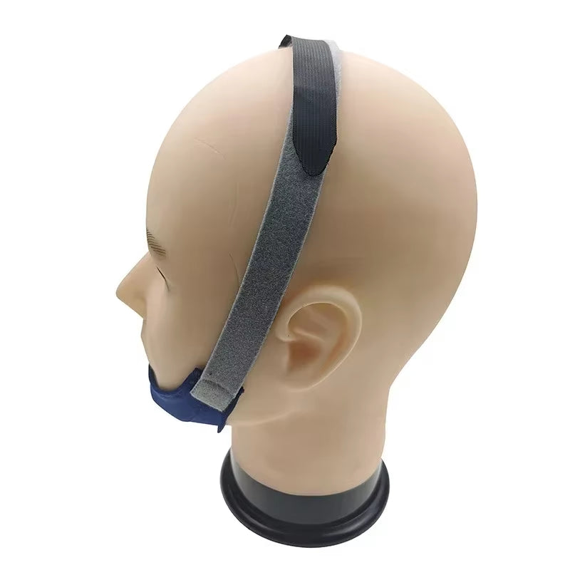 Adjustable Anti-Snoring Chin Strap – Breathable Sleep Aid for Jaw Support & Sleep Apnea Relief (Unisex)