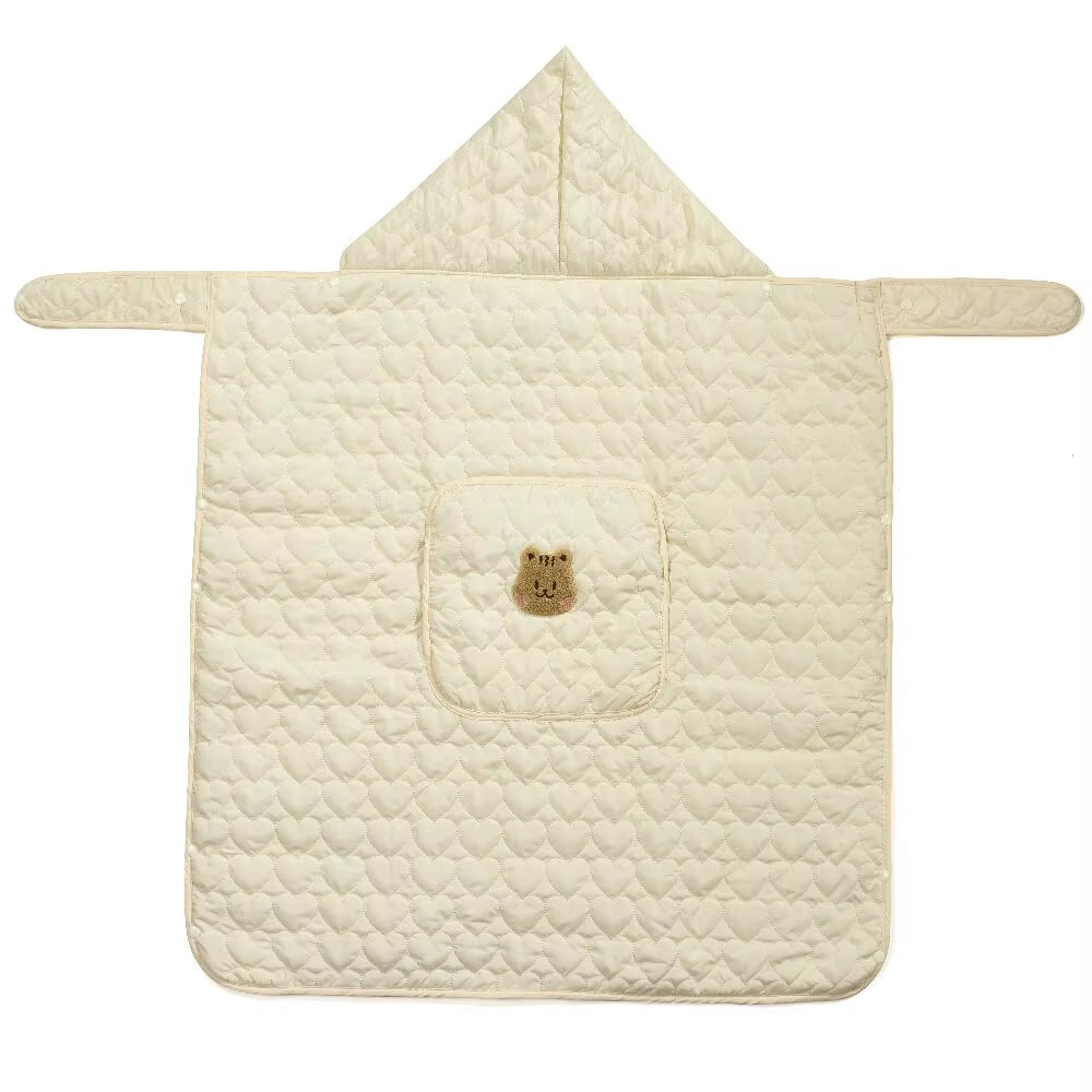 Winter Infant Swaddle Quilt – Soft Fleece Sleeping Cover for Newborns, Crib & Stroller