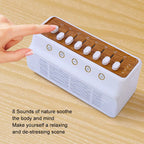 Portable Sound Machine – Wireless Sleep Aid with 8 Soothing Sounds & Bluetooth Music Box