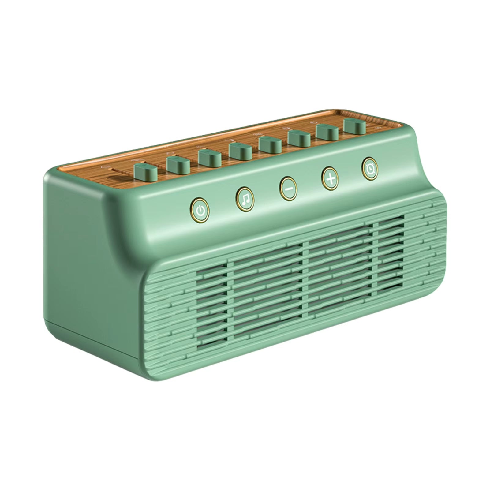 Portable Sound Machine – Wireless Sleep Aid with 8 Soothing Sounds & Bluetooth Music Box